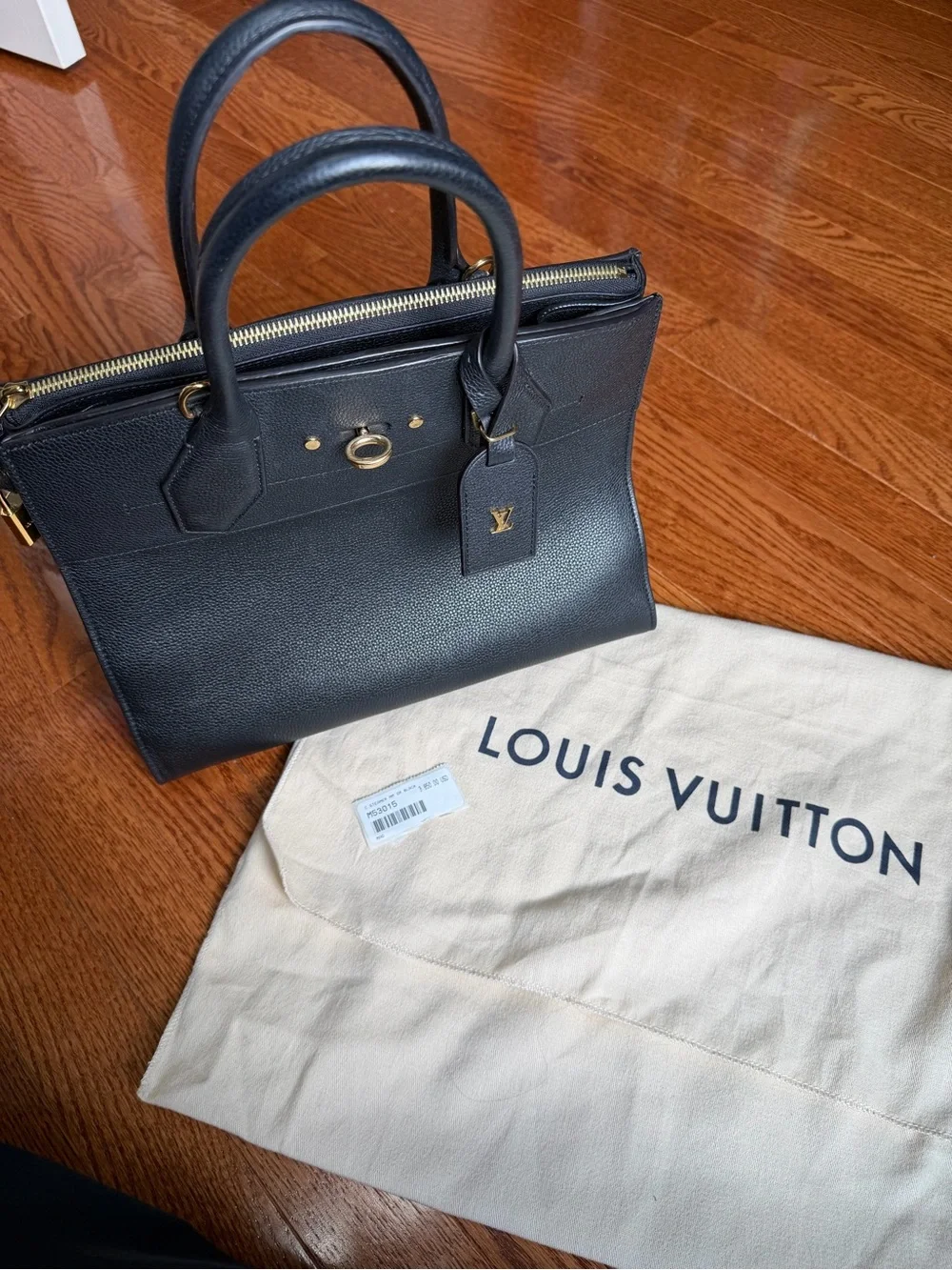 Louis Vuitton City Steamer MM with Gold Hardware and Strap